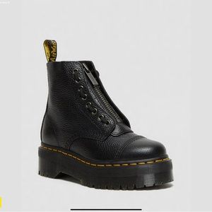 Dr. Martens Sinclair Milled Napa Leather Platform Boots